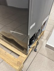 Retro lednice s mrazákem dole - Outlet - DOMO DO91706R/B