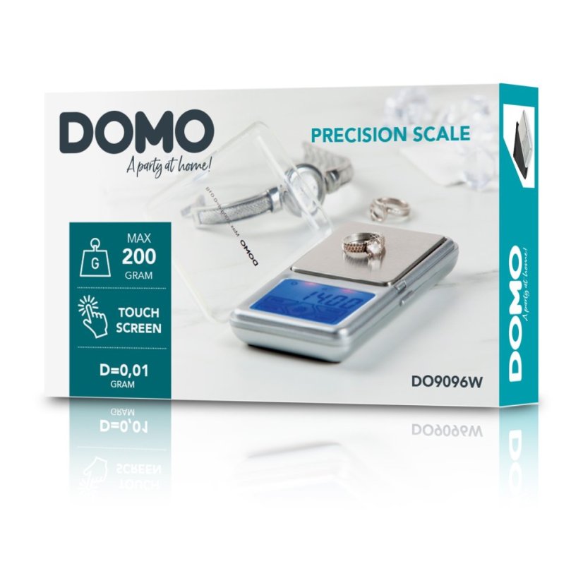 Laboratórna, zlatnícka váha - DOMO DO9096W