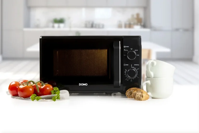 Mikrovlnná rúra - čierna - 20 L - 800 W - DOMO DO2520