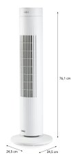 Ventilátor sloupový s dálkovým ovládáním- DOMO DO8154