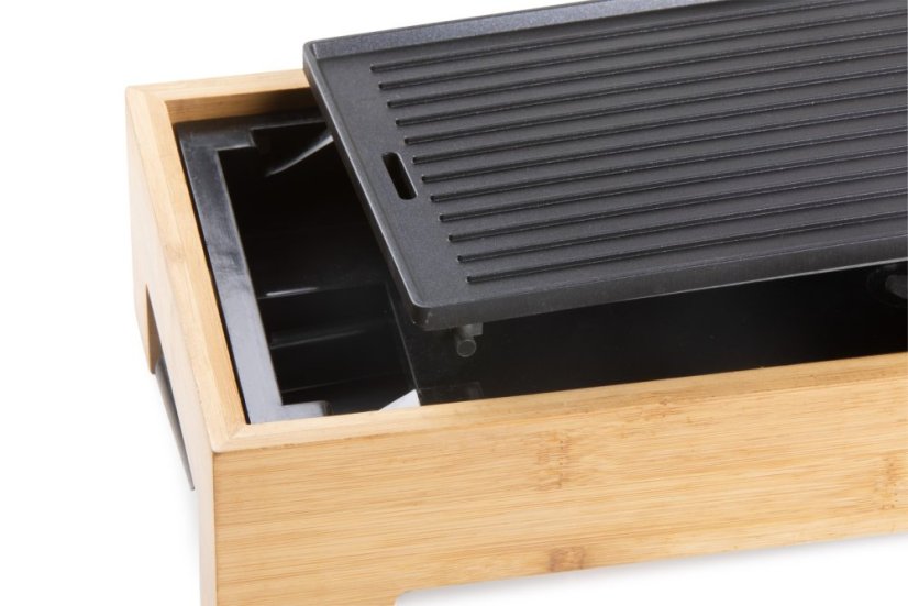 Stolný elektrický gril Plancha - Bamboo Style - DOMO DO9270G