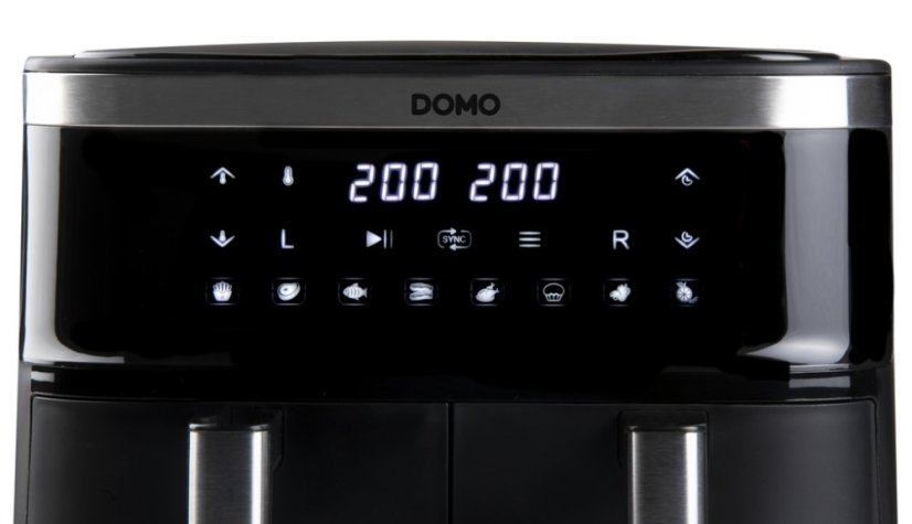 Dvojitá teplovzdušná fritéza - digitální - DOMO DO537FR
