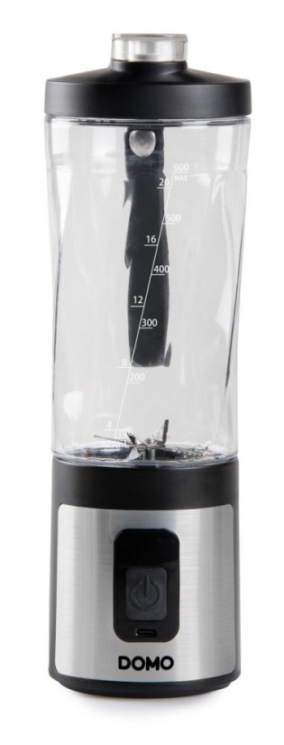 Aku smoothie mixér Blender-to-go 120W - černý - DOMO DO751BL