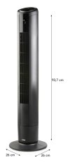 Stĺpový ventilátor s diaľkovým ovládaním - DOMO DO8152