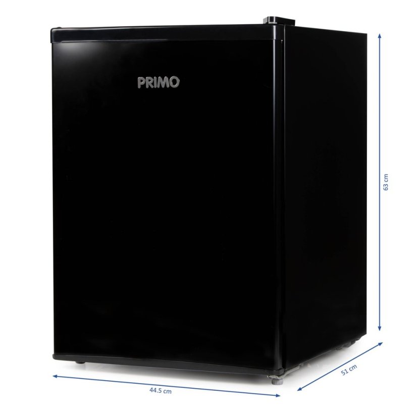 Lednice s mrazící přihrádkou - černá - PRIMO PR155FR