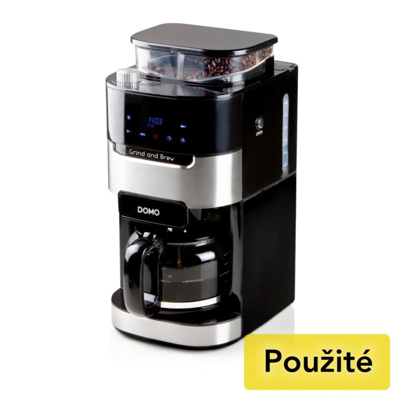 Kávovar s mlýnkem - Outlet - DOMO DO721K - DOMO DO721K/B