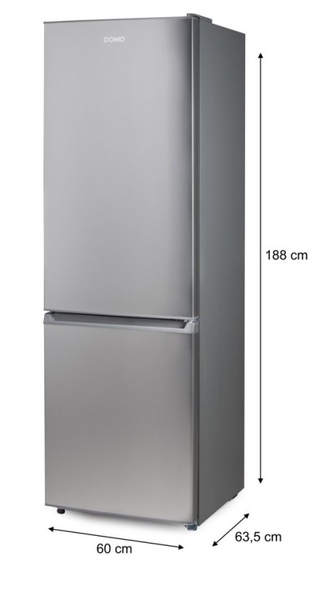 Lednice kombinovaná s mrazákem dole - Outlet - DOMO - DO91336C/B1