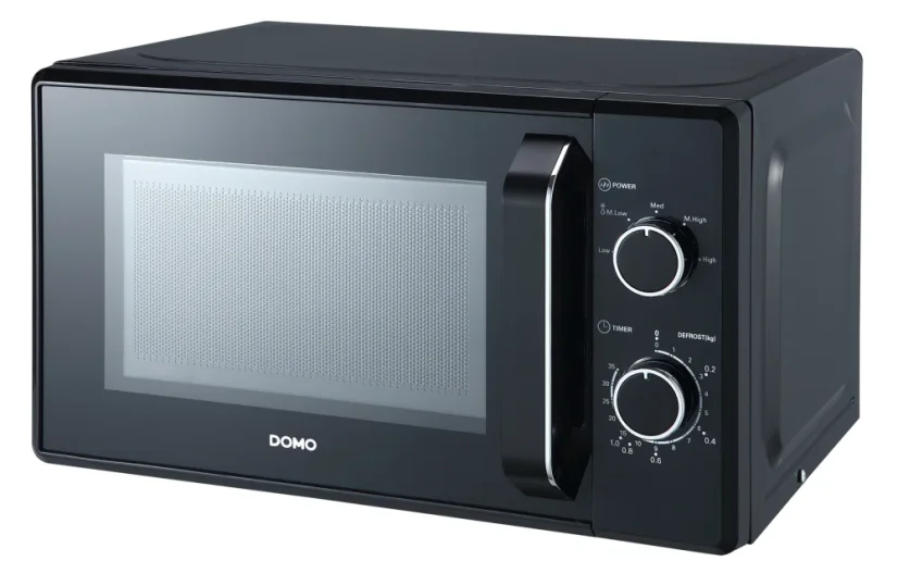 Mikrovlnná rúra - čierna - 20 L - 800 W - DOMO DO2520