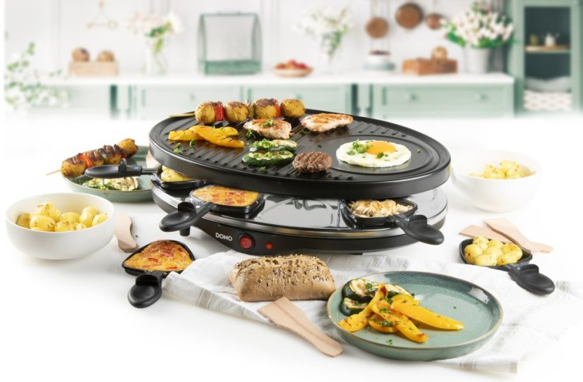 Raclette gril pre 8 osôb - DOMO DO9038G