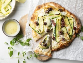 Pizza bianco veggie