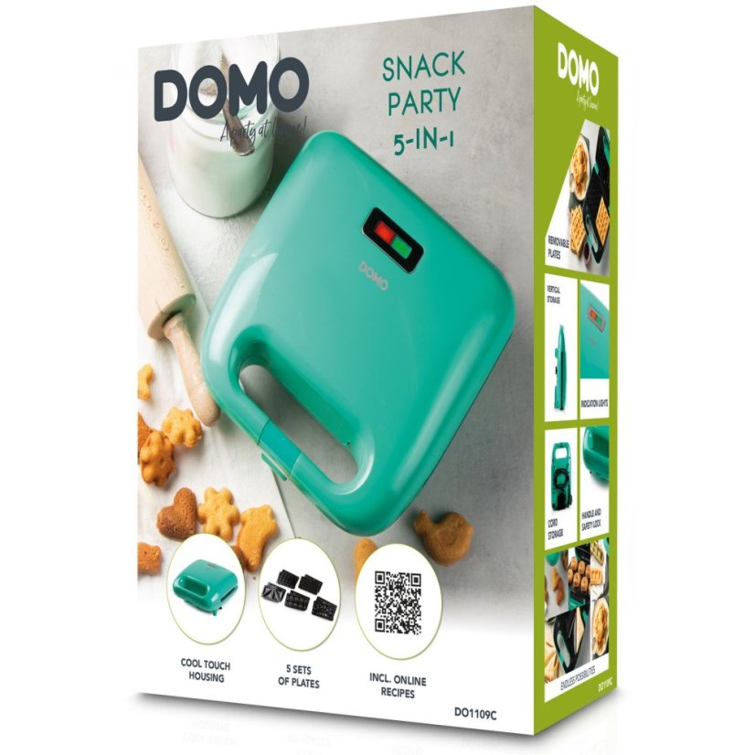 Toustovač a vaflovač 5v1 - DOMO DO1109C