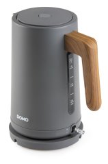 Rychlovarná konvice - nerez, šedá - WOOD YOU - DOMO DO9268WK