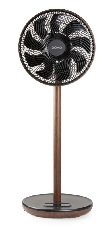 Stojanový ventilátor s 3D osciláciou - Wood Style - DOMO DO8155