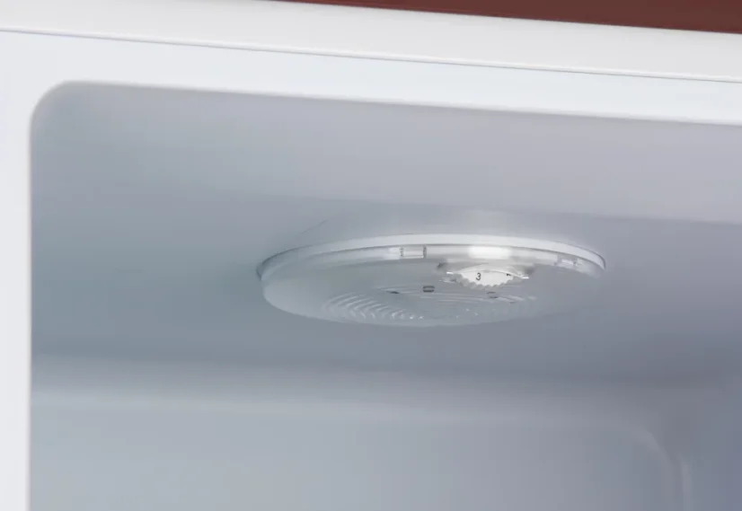 Retro lednice s mrazákem dole - matná vínová - DOMO DO91714R