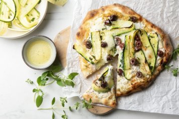 Pizza bianco veggie