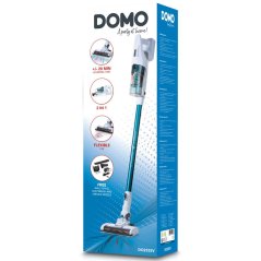 Tyčový aku vysávač 2v1 - 18.5 V Li-ion - DOMO DO233SV
