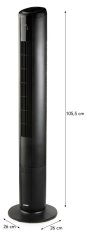 Stĺpový ventilátor s ovládaním a podsvietením - DOMO DO8153
