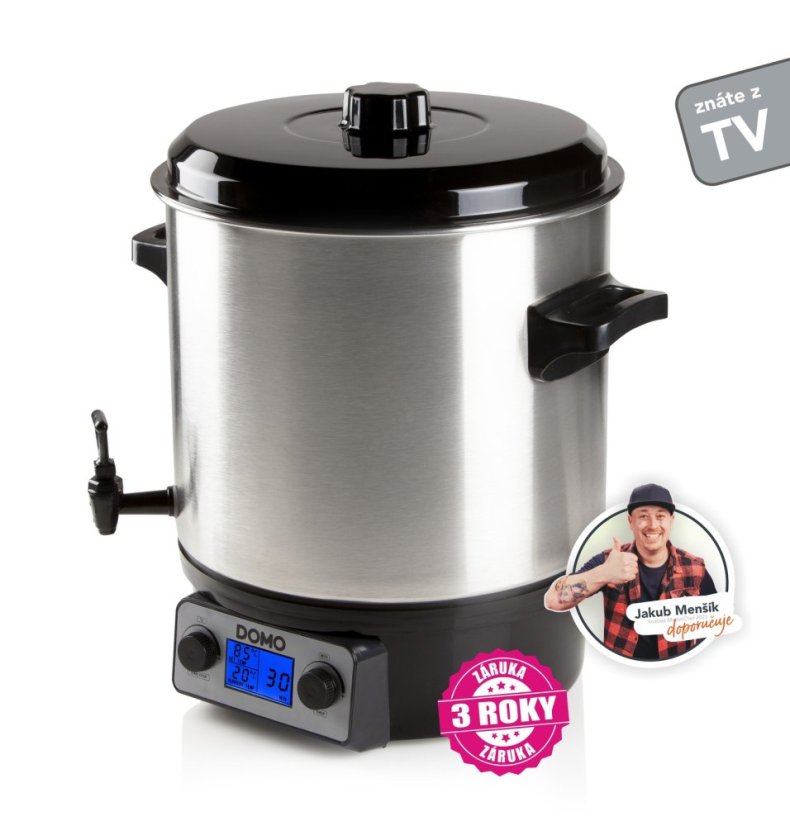 Zavařovací hrnec nerezový s LCD - DOMO DO42325PC