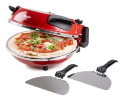 Pizza pec na čerstvú pizzu 400°C - červená - DOMO DO9284PZ