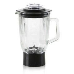 Sklenený mixér ku kuchynskému robotu - DOMO DO1023KR-B