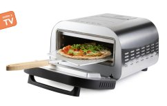 Pizza pec Genius - nerezová, pečící kamen - DOMO DO9289PZ