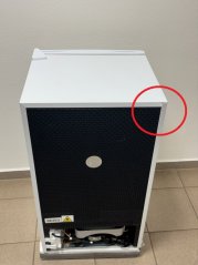 Lednice s mrazákem uvnitř - bílá - Outlet - PRIMO PR176FR/B