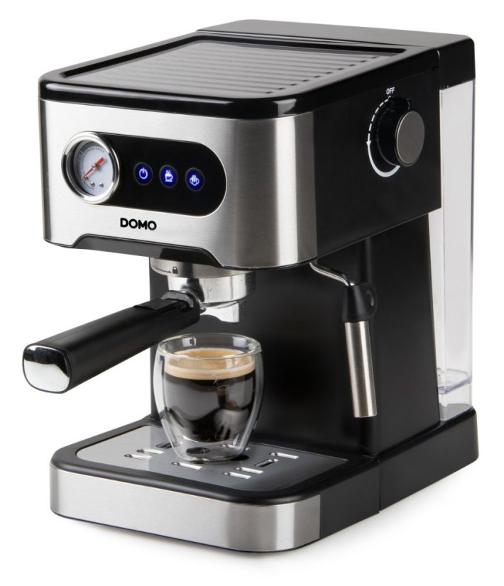 Espresso kávovar pákový - čierny - DOMO DO1138K