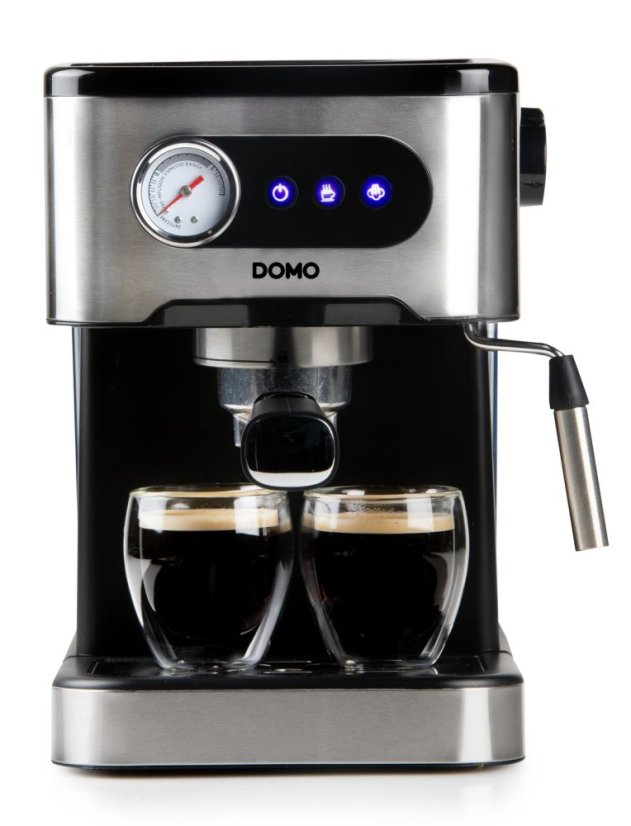 Espresso kávovar pákový - čierny - DOMO DO1138K