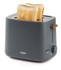 Topinkovač na 2 topinky - šedý - WOOD YOU - DOMO DO965T