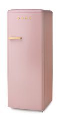 Retro lednice s mrazákem uvnitř - růžová - DOMO DO91708R