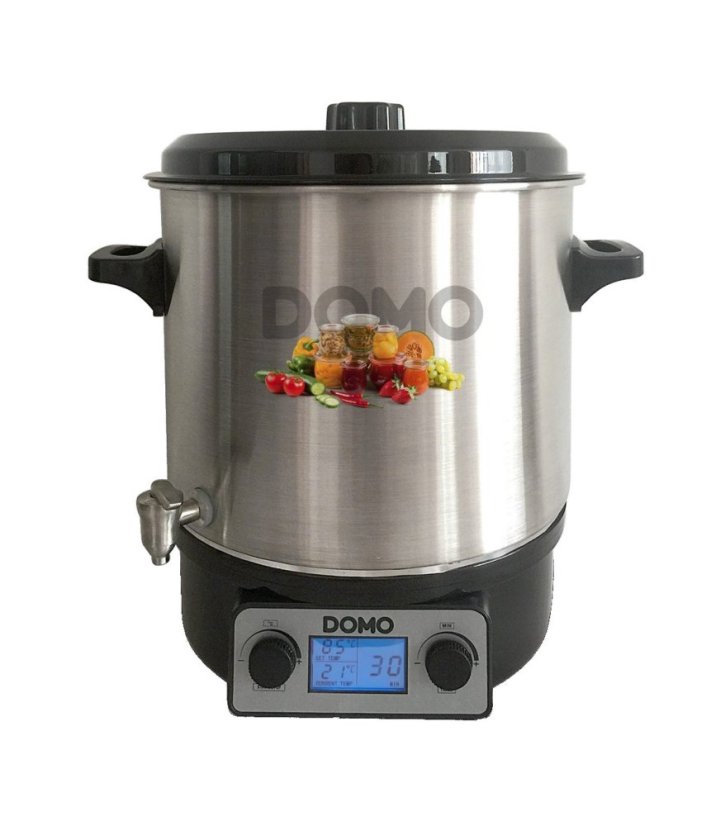 Zavárací hrniec nerez s LCD - nerez kohút - DOMO DO42326PC