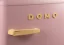 Retro mrazák - růžový s dekorací dřeva - DOMO DO91776R