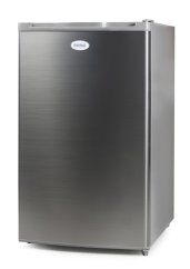 Lednice s mrazákem uvnitř - šedá - PRIMO PR175FR