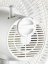 Stojanový ventilátor 2v1 - bílý - DOMO DO8156