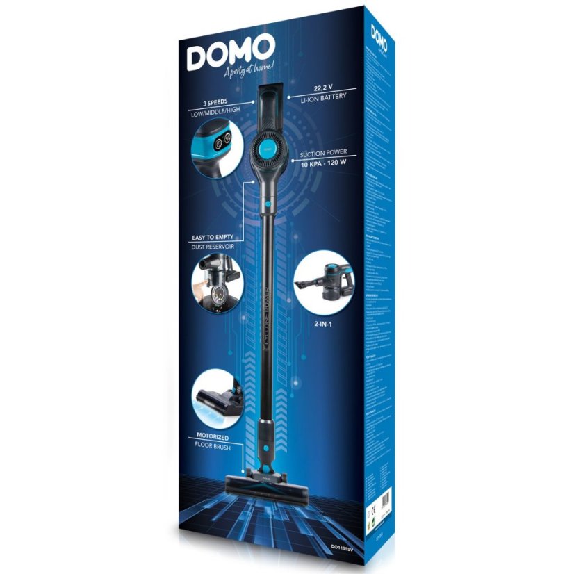 Tyčový vysávač - 22.2 V - DOMO DO1135SV