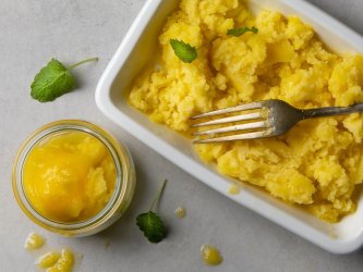 Mangová granita/dřeň