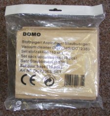 Vrecká pre vysávače - malé - DOMO DO7236S-SET
