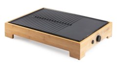 Stolný elektrický gril Plancha - Bamboo Style - DOMO DO9271G