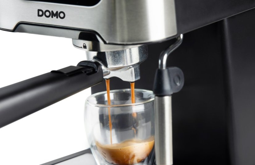 Espresso kávovar pákový - čierny - DOMO DO1138K