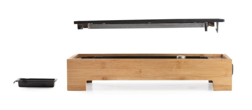 Stolný elektrický gril Plancha - Bamboo Style - DOMO DO9270G