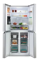 Štvordverová chladnička s mrazničkou - strieborná - DOMO DO99504M