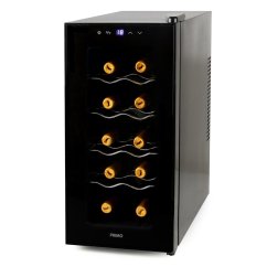 Domácí vinotéka na 10 lahví - černá - PRIMO PR170WK