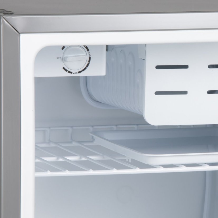 Lednice s mrazící přihrádkou - stříbrná - PRIMO PR154FR