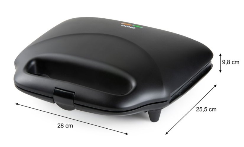 Sendvičovač na 2 XL sendviče - černý - DOMO DO9297C