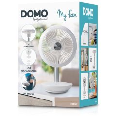 Stolný USB ventilátor s akumulátorom - DOMO DO8147