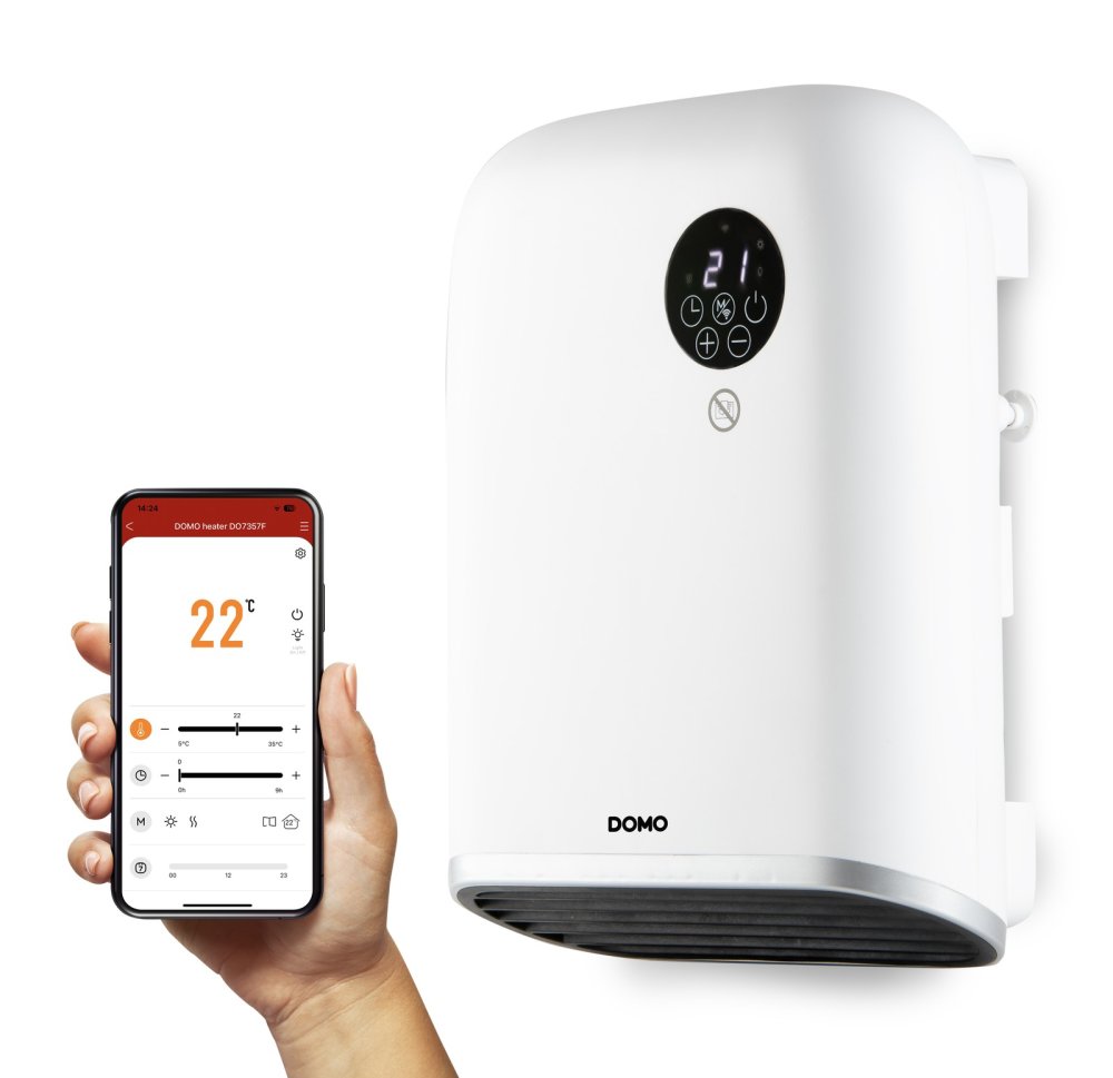 Levně Elektrické topení do koupelny s WIFI - DOMO DO7357F