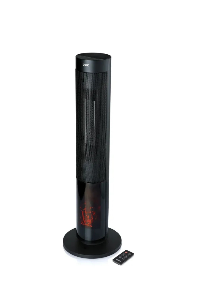 Levně Teplovzdušný ventilátor s imitací ohně - DOMO DO7345H
