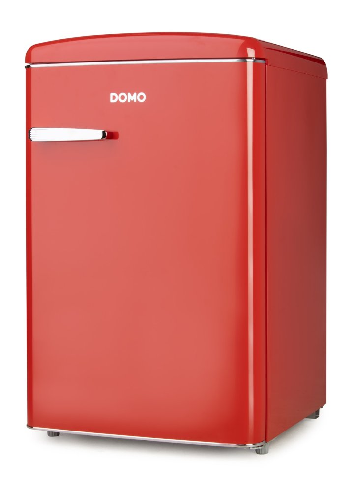 Levně Retro lednice bez mrazáku - červená - DOMO DO91703R