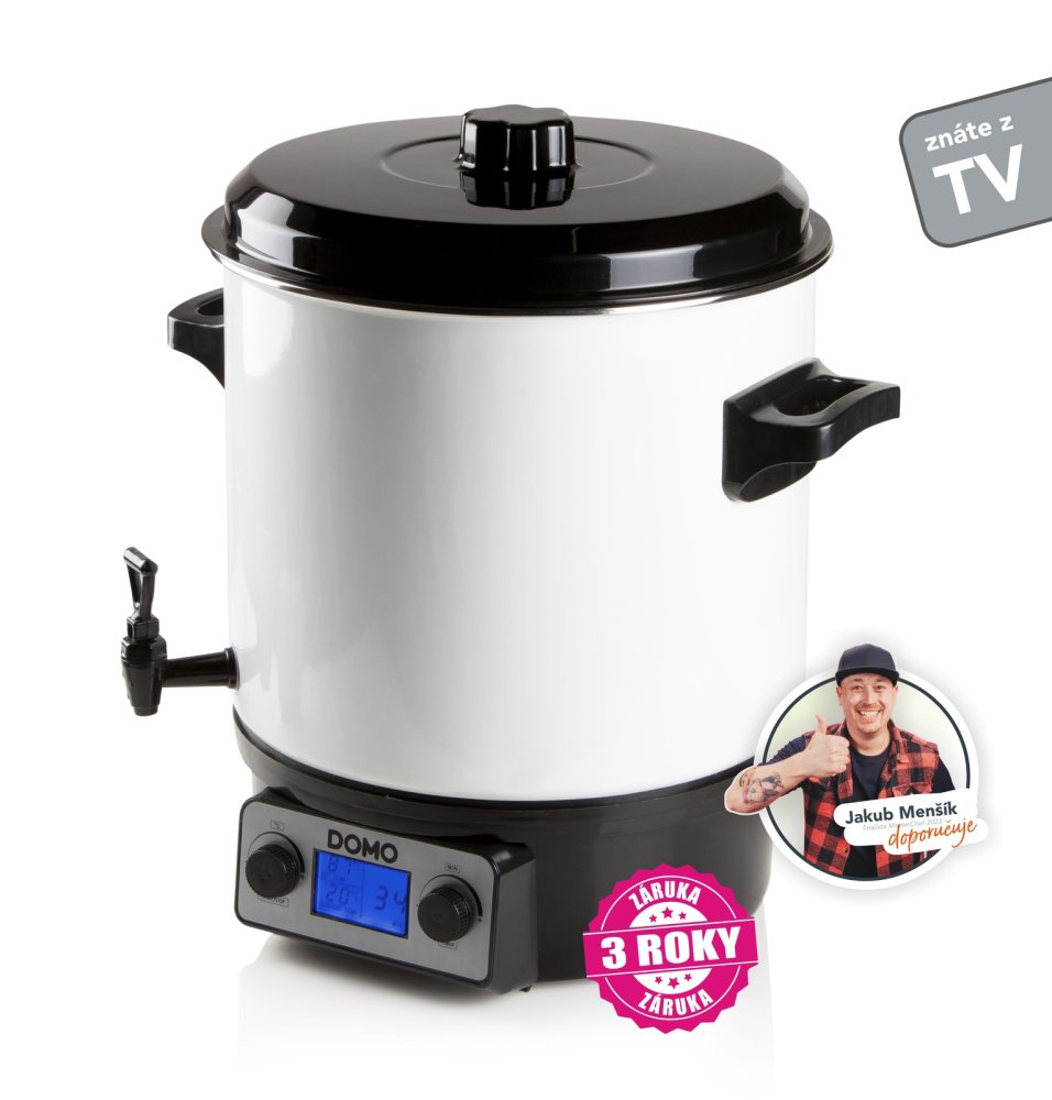 Levně Plně automatický zavařovací hrnec s LCD - DOMO DO42324PC