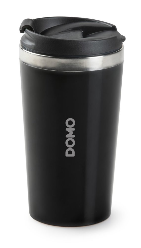 Levně Termohrnek 400 ml - černý - DOMO DO733K-44